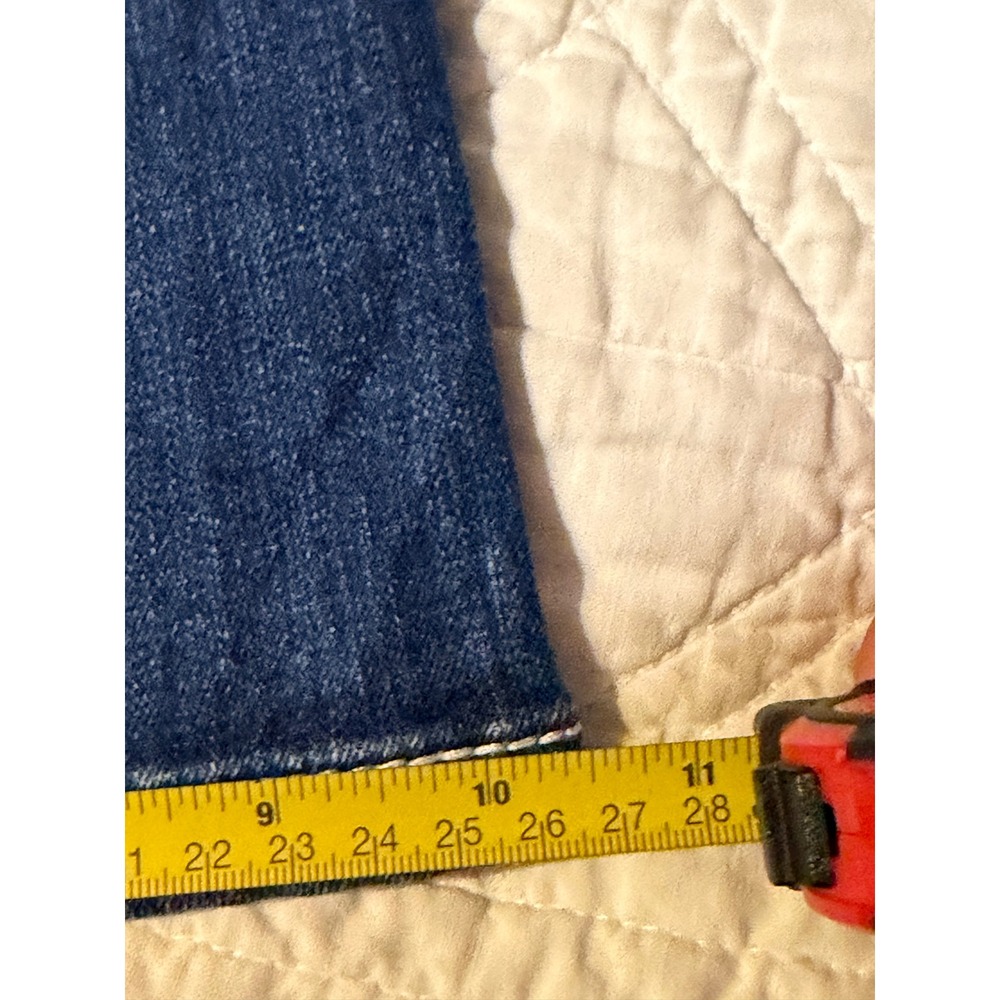 Ariat REAL Riding Jean Women 34R Blue Ocean Whipstitch Bootcut Denim - Picture 11 of 12